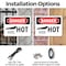 Signmission Hot Surface Sign, 7 in H x 10 in W, Plastic, Hot OS-2PACK-DS-P-710-L-1357 - alternate 9